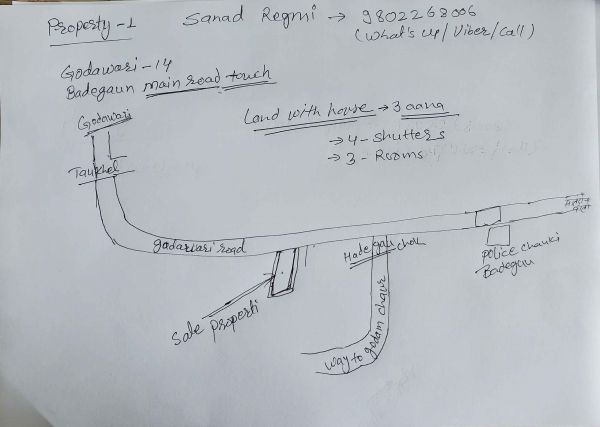 House with 3 aana and land 4.5 aana sale in godawari 14 badegaun