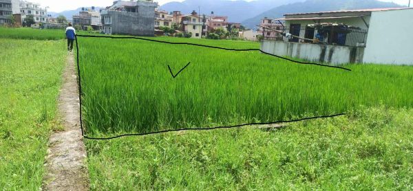 4 aana land with 20 feet road for sale in Sanagaun Lalitpur